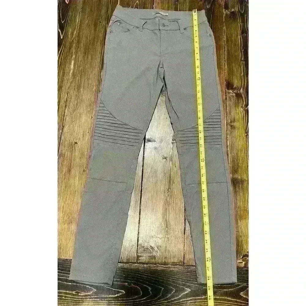 Prana Brenna Moto Pants Sz 4 Skinny Stretch Olive Green